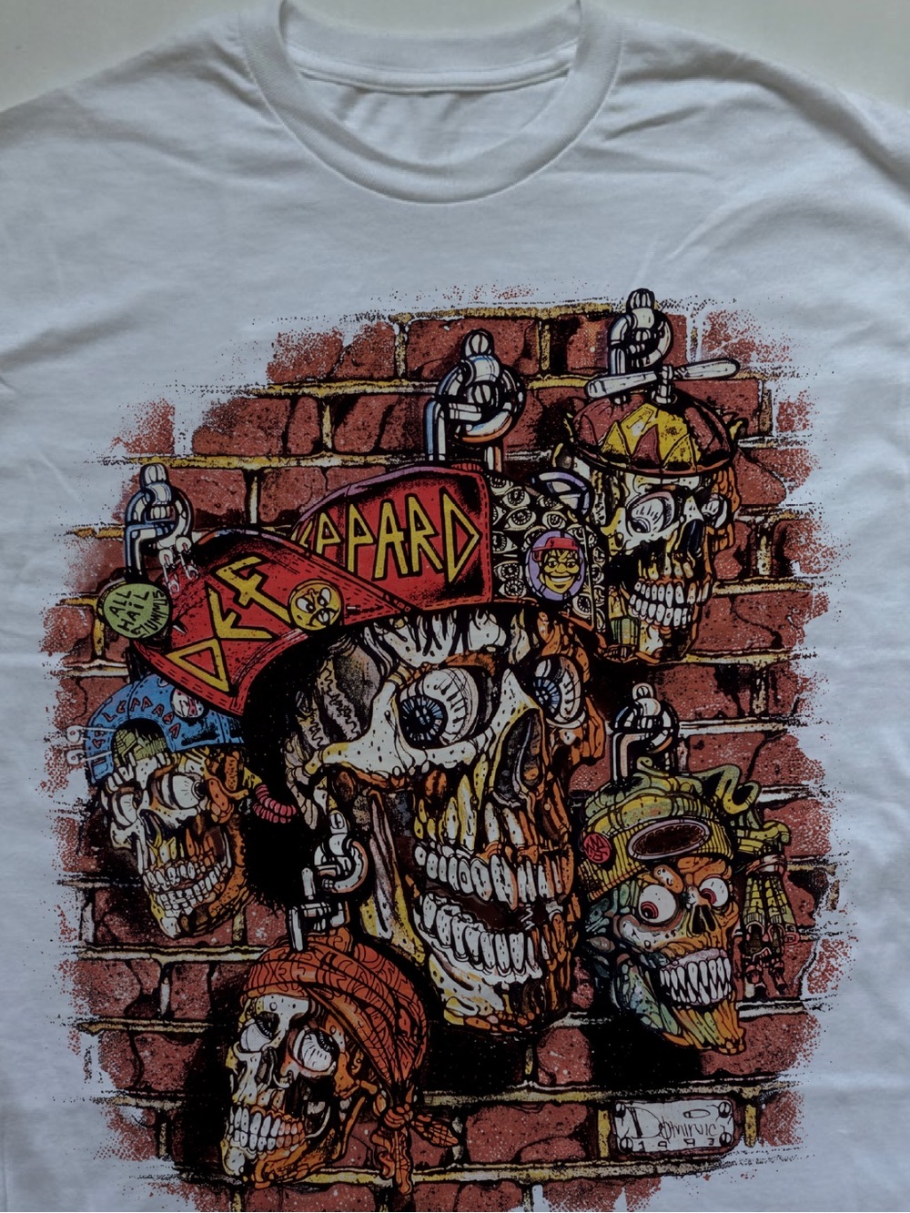 Def Leppard 1993 North American tour graphic band tee shirt music show souvenir
